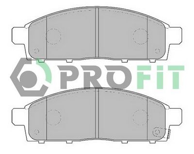 50002016C PROFIT Комплект тормозных колодок, дисковый тормоз