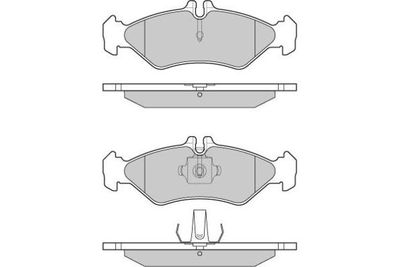 120688 E.T.F. Комплект тормозных колодок, дисковый тормоз
