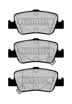 JCP4048 JURATEK Комплект тормозных колодок, дисковый тормоз