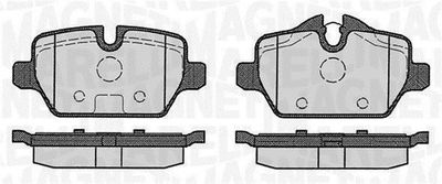 363916060148 MAGNETI MARELLI Комплект тормозных колодок, дисковый тормоз