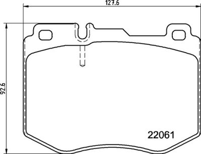 P50145 BREMBO Комплект тормозных колодок, дисковый тормоз