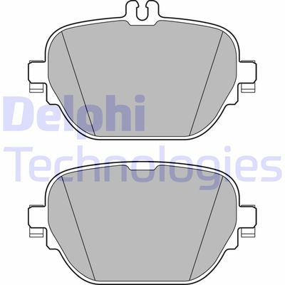 LP3297 DELPHI Комплект тормозных колодок, дисковый тормоз