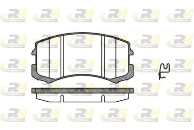 296501 ROADHOUSE Комплект тормозных колодок, дисковый тормоз