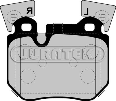 JCP071 JURATEK Комплект тормозных колодок, дисковый тормоз