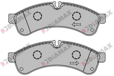 N09451 DIAMAX Комплект тормозных колодок, дисковый тормоз