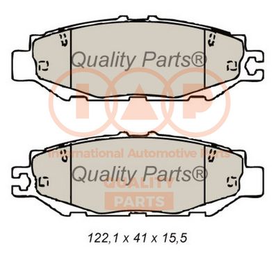 70417142 IAP QUALITY PARTS Комплект тормозных колодок, дисковый тормоз