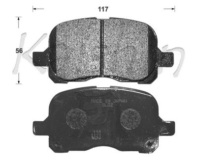 FK2216 KAISHIN Комплект тормозных колодок, дисковый тормоз