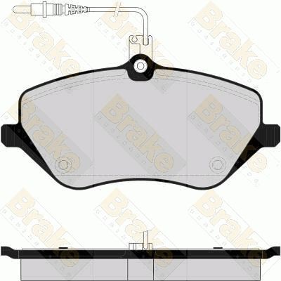 PA1573 Brake ENGINEERING Комплект тормозных колодок, дисковый тормоз