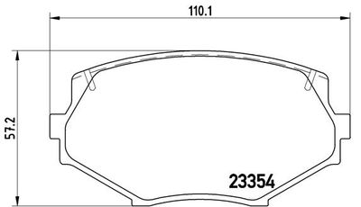 P49020 BREMBO Комплект тормозных колодок, дисковый тормоз