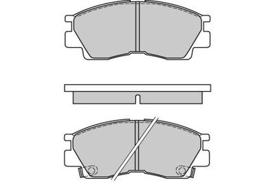120453 E.T.F. Комплект тормозных колодок, дисковый тормоз