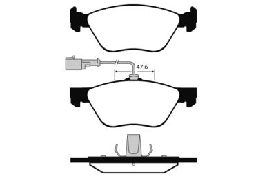 RA06150 RAICAM Комплект тормозных колодок, дисковый тормоз