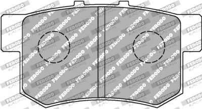 FCP956R FERODO RACING Комплект тормозных колодок, дисковый тормоз