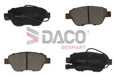 320511 DACO Germany Комплект тормозных колодок, дисковый тормоз