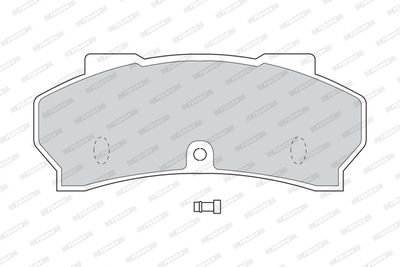 FVR302 FERODO Комплект тормозных колодок, дисковый тормоз