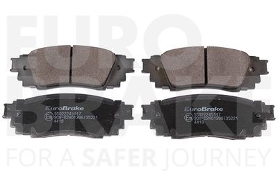 55022245117 EUROBRAKE Комплект тормозных колодок, дисковый тормоз