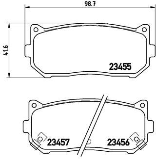 P30008 BREMBO Комплект тормозных колодок, дисковый тормоз