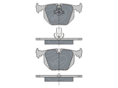 SP271PR SCT - MANNOL Комплект тормозных колодок, дисковый тормоз