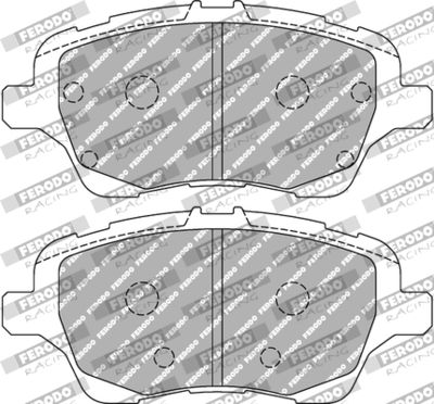 FCP4612H FERODO RACING Комплект тормозных колодок, дисковый тормоз