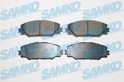 5SP1282 SAMKO Комплект тормозных колодок, дисковый тормоз