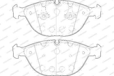 WBP23894A WAGNER Комплект тормозных колодок, дисковый тормоз