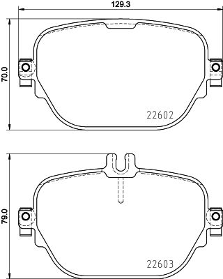 8DB355031711 HELLA PAGID Комплект тормозных колодок, дисковый тормоз