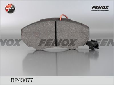 BP43077 FENOX Комплект тормозных колодок, дисковый тормоз