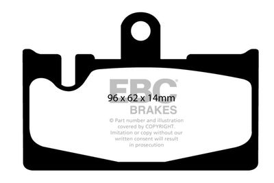 DP21397 EBC Brakes Комплект тормозных колодок, дисковый тормоз