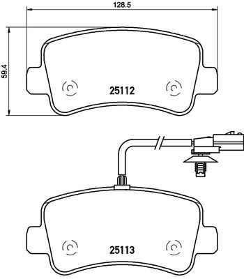 FK20046 KAISHIN Комплект тормозных колодок, дисковый тормоз