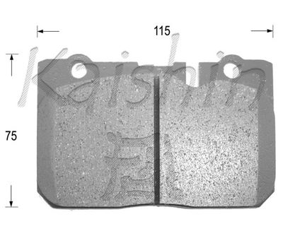 FK2154 KAISHIN Комплект тормозных колодок, дисковый тормоз