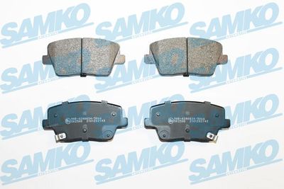 5SP2142 SAMKO Комплект тормозных колодок, дисковый тормоз