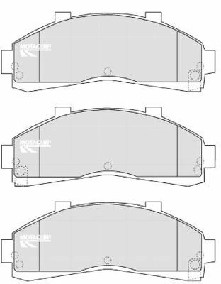 LVXL1183 MOTAQUIP Комплект тормозных колодок, дисковый тормоз