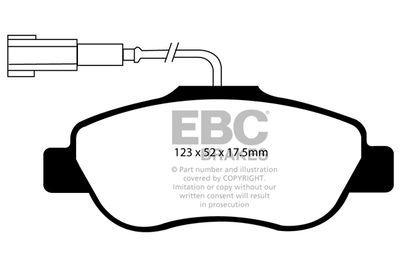 DP215732 EBC Brakes Комплект тормозных колодок, дисковый тормоз