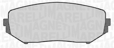 363916060494 MAGNETI MARELLI Комплект тормозных колодок, дисковый тормоз