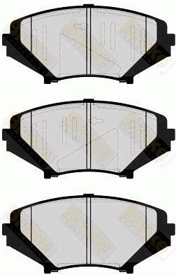 PA1641 Brake ENGINEERING Комплект тормозных колодок, дисковый тормоз