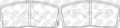 PN6214 NiBK Комплект тормозных колодок, дисковый тормоз
