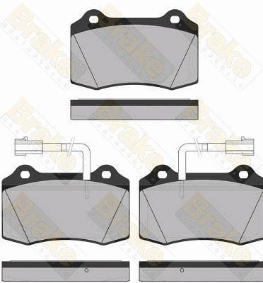 PA1328 Brake ENGINEERING Комплект тормозных колодок, дисковый тормоз