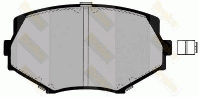 PA1327 Brake ENGINEERING Комплект тормозных колодок, дисковый тормоз