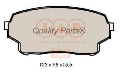 70416055 IAP QUALITY PARTS Комплект тормозных колодок, дисковый тормоз