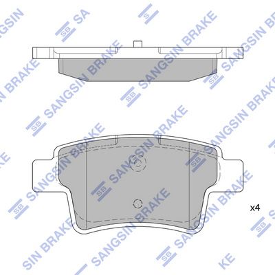 SP1831 Hi-Q Комплект тормозных колодок, дисковый тормоз