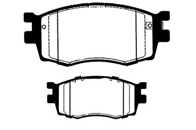 RA09740 RAICAM Комплект тормозных колодок, дисковый тормоз