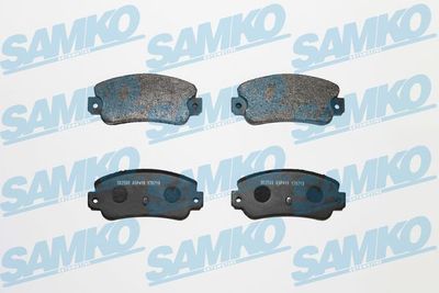 5SP410 SAMKO Комплект тормозных колодок, дисковый тормоз