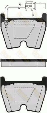 PA1626 Brake ENGINEERING Комплект тормозных колодок, дисковый тормоз