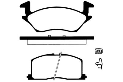 RA07440 RAICAM Комплект тормозных колодок, дисковый тормоз