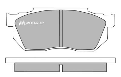 LVXL678 MOTAQUIP Комплект тормозных колодок, дисковый тормоз