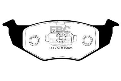 DP1137 EBC Brakes Комплект тормозных колодок, дисковый тормоз