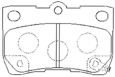 FP1113 FIT Комплект тормозных колодок, дисковый тормоз