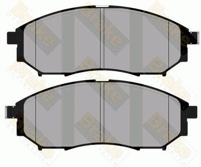 PA1804 Brake ENGINEERING Комплект тормозных колодок, дисковый тормоз