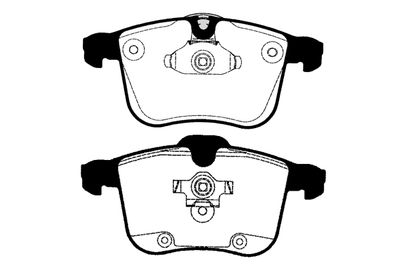 RA08250 RAICAM Комплект тормозных колодок, дисковый тормоз