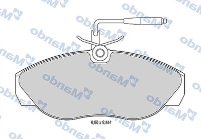 MBF015470 MANDO Комплект тормозных колодок, дисковый тормоз