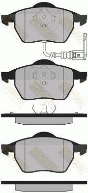 PA1305 Brake ENGINEERING Комплект тормозных колодок, дисковый тормоз